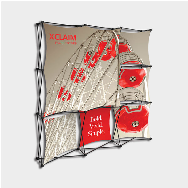 Xclaim 8ft Fabric Popup Display Kit 03